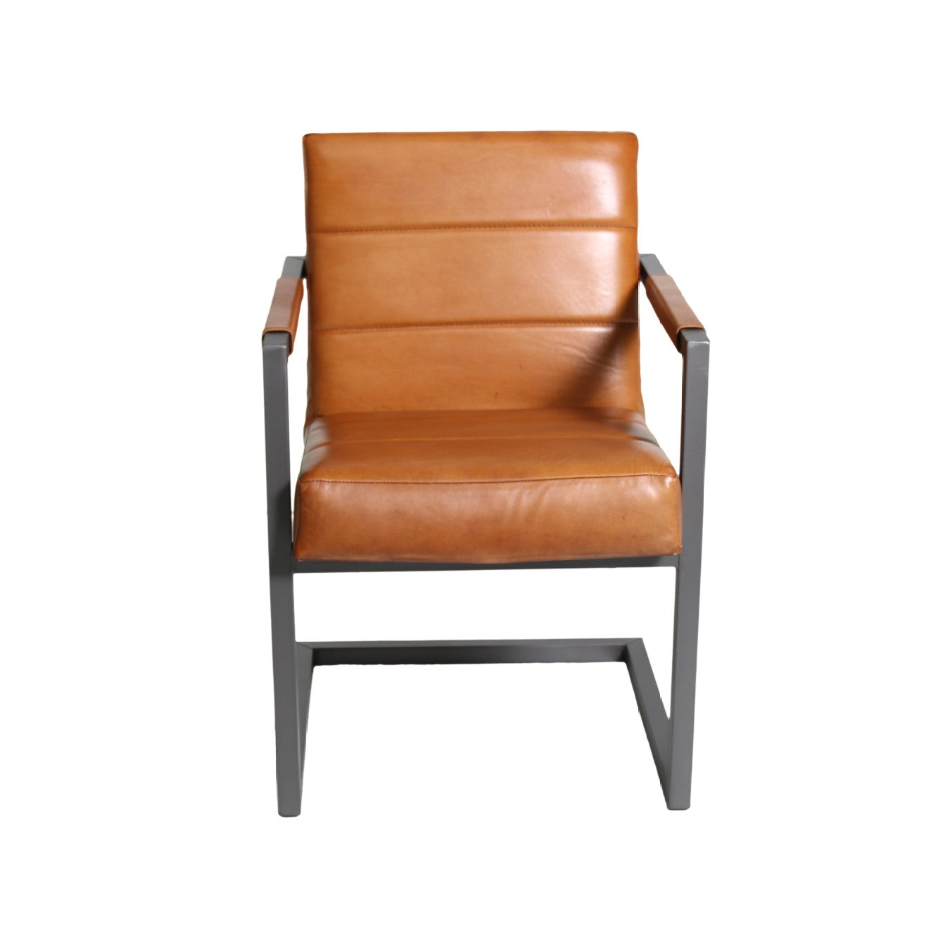 Scaun tapitat din piele naturala de bivol BADSAAL 3STARR