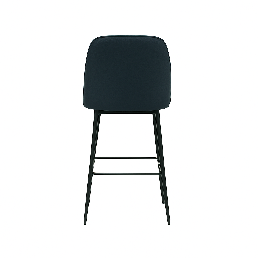 Scaun bar piele naturala VERDE | model FOX