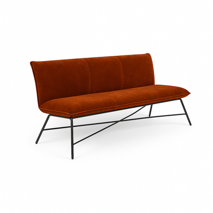 Bancheta catifea ROZ | model FLIP