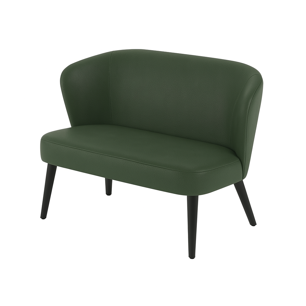 Bancheta piele LOTUS culoare VERDE