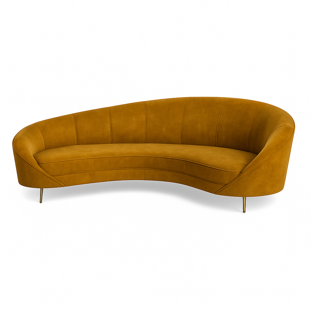 Canapea YAN catifea MARO DESCHIS