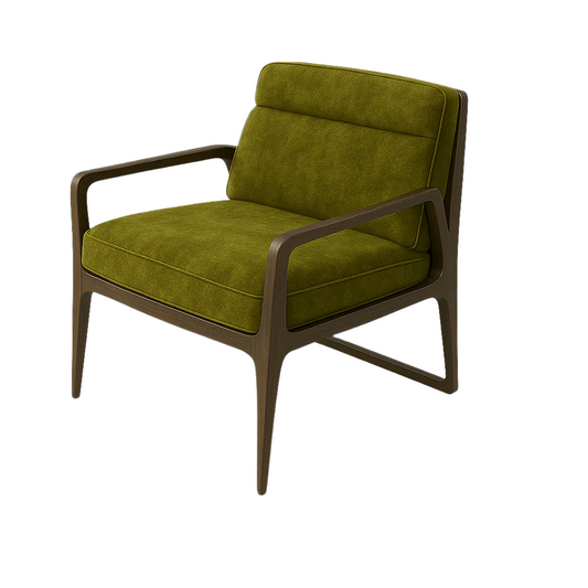 Fotoliu catifea VERDE | model DARI A