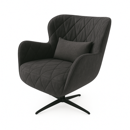 Fotoliu catifea GRI | model ENA