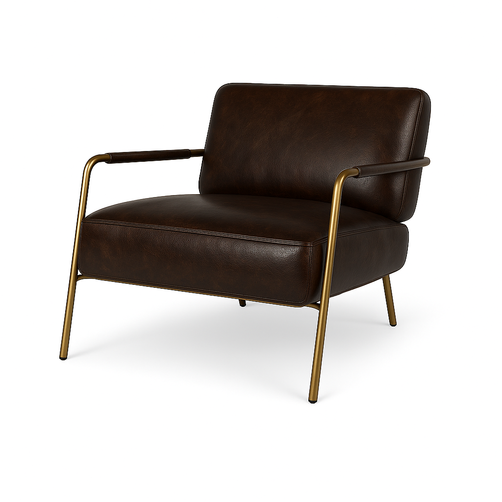 Fotoliu piele MARO INCHIS | model RUSO