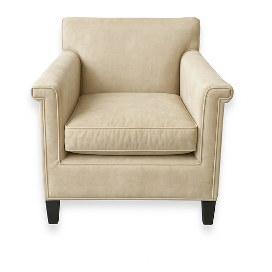 Fotoliu catifea ESTE culoare BEJ