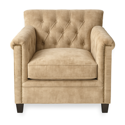 Fotoliu catifea MARO | model TAN