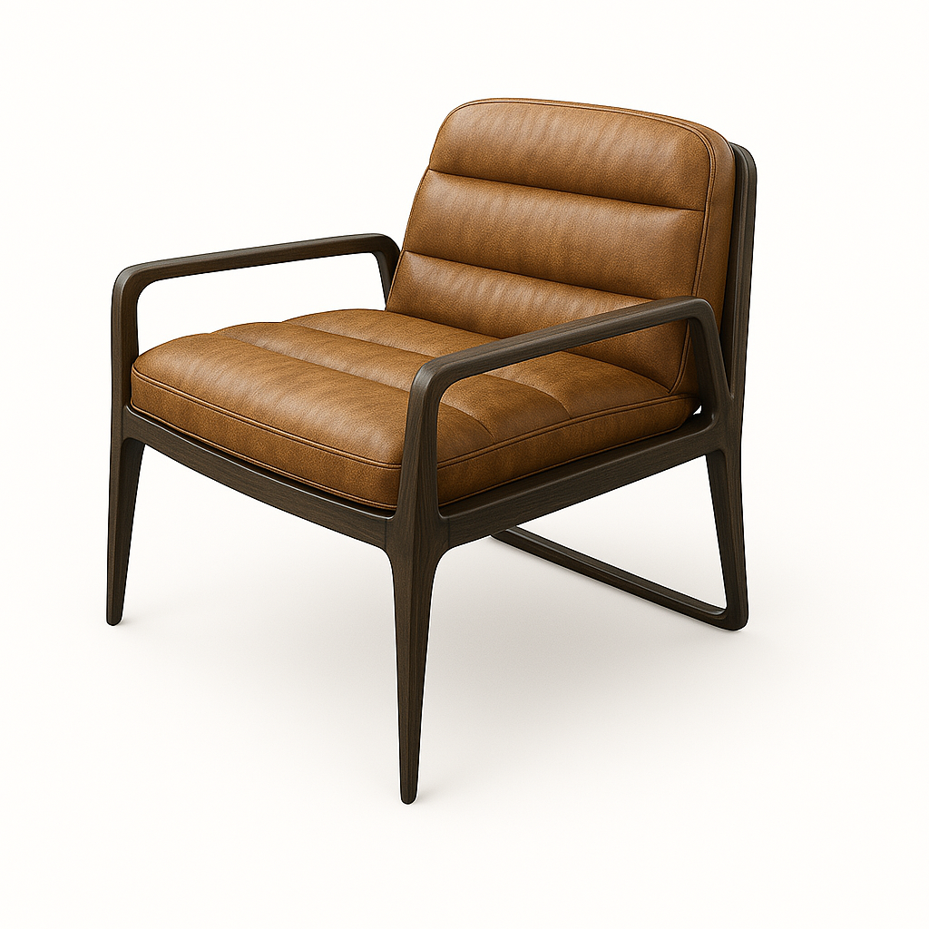 Fotoliu piele DARI culoare MARO