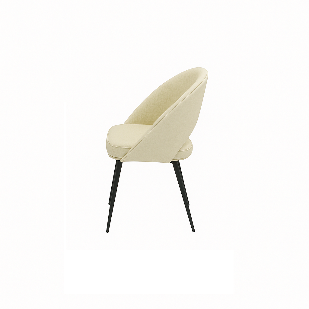 Scaun piele GALBENA | model LAVA