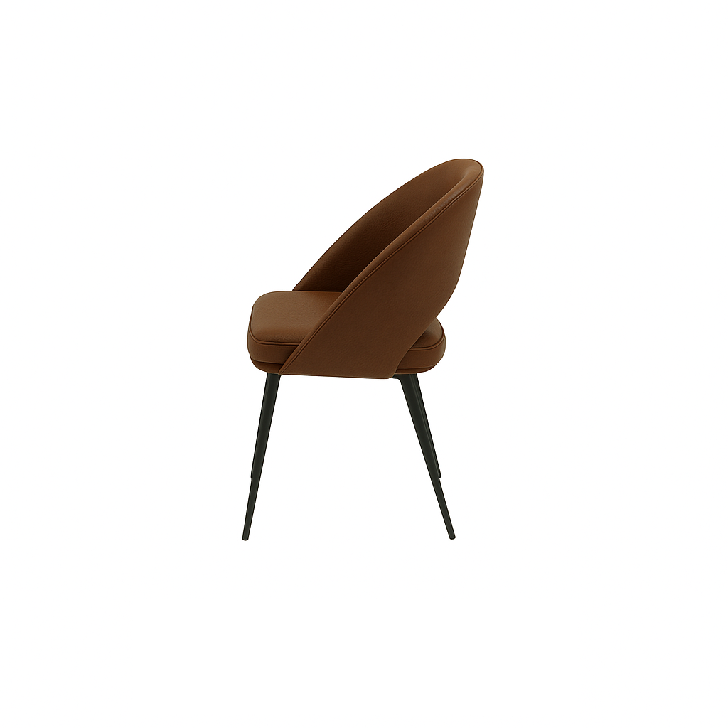 Scaun piele GALBENA | model LAVA