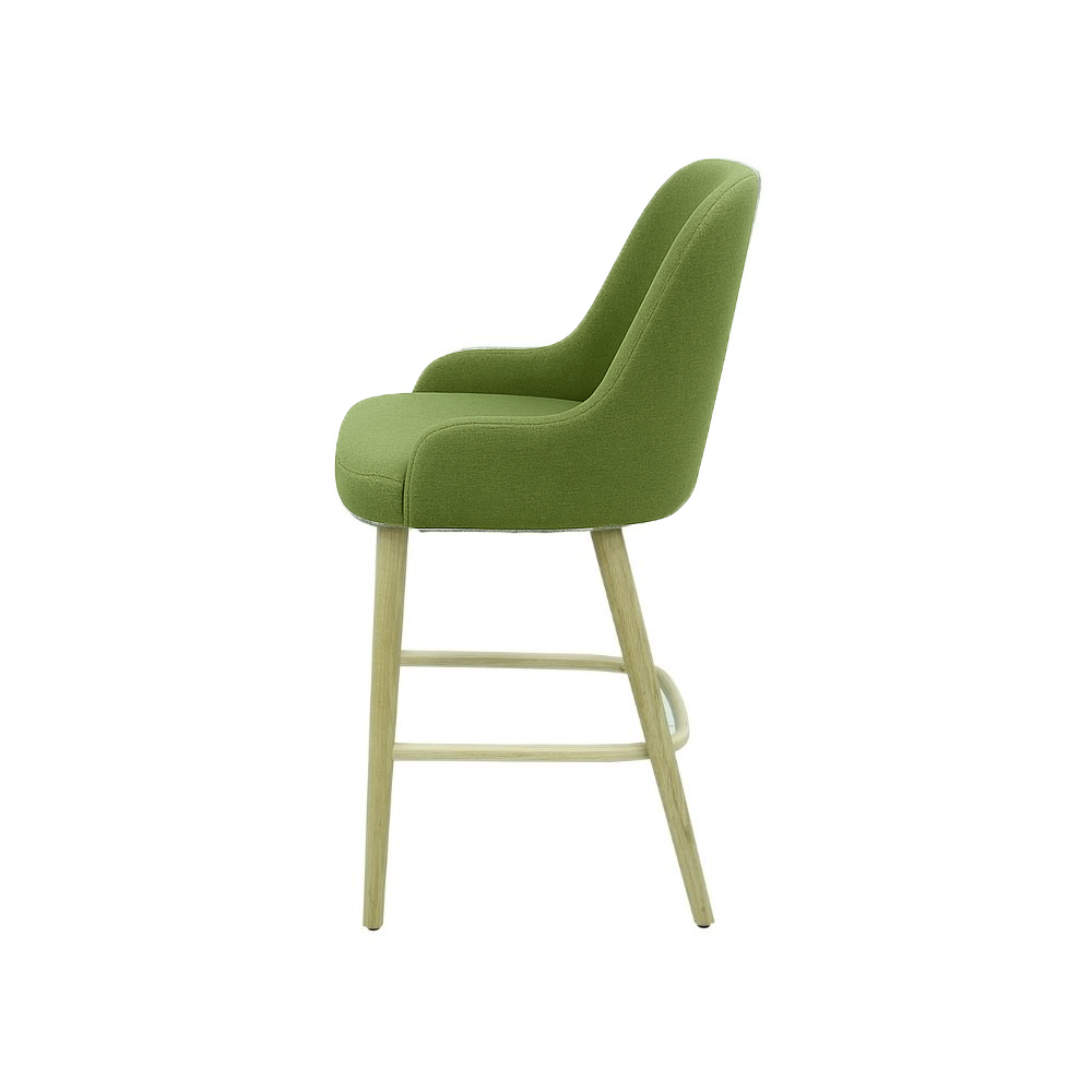 Scaun bar catifea GALBENA | model ROCCO