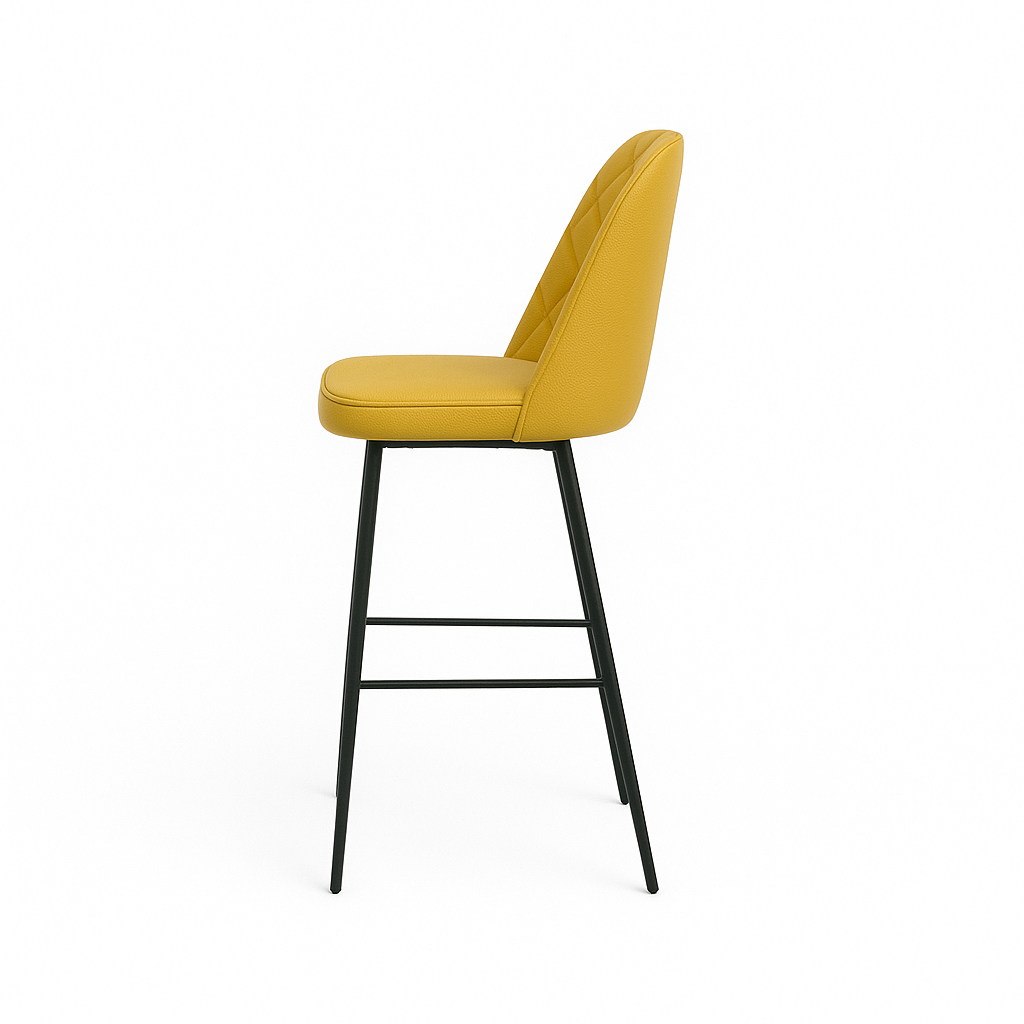 Scaun bar piele naturala ALBASTRA | model FOX