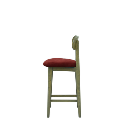 Scaun bar catifea GALBENA | model CLEO