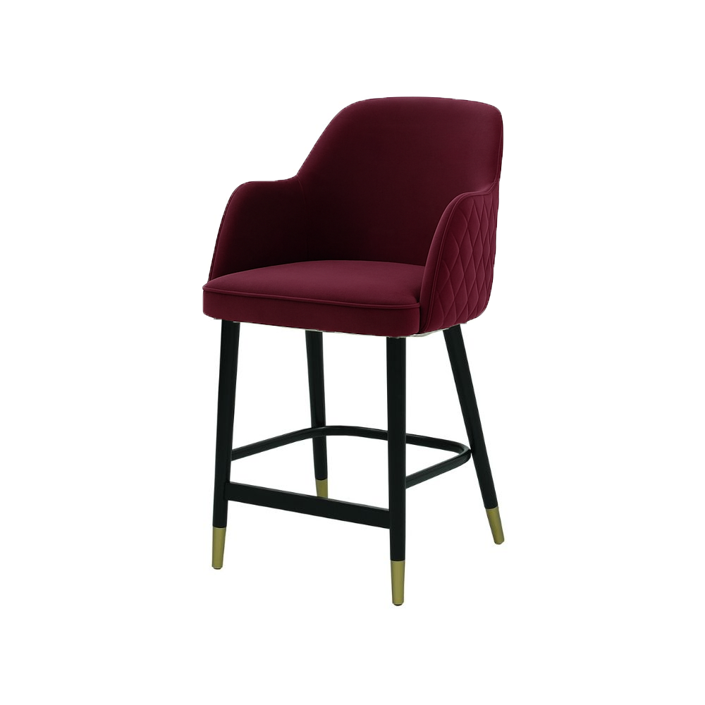 Scaun bar catifea ALBASTRA | model PINO X