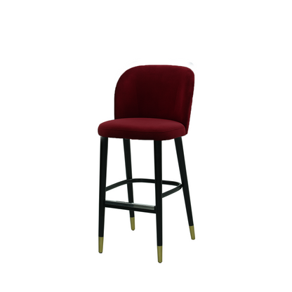 Scaun bar catifea ROZ | model SAM