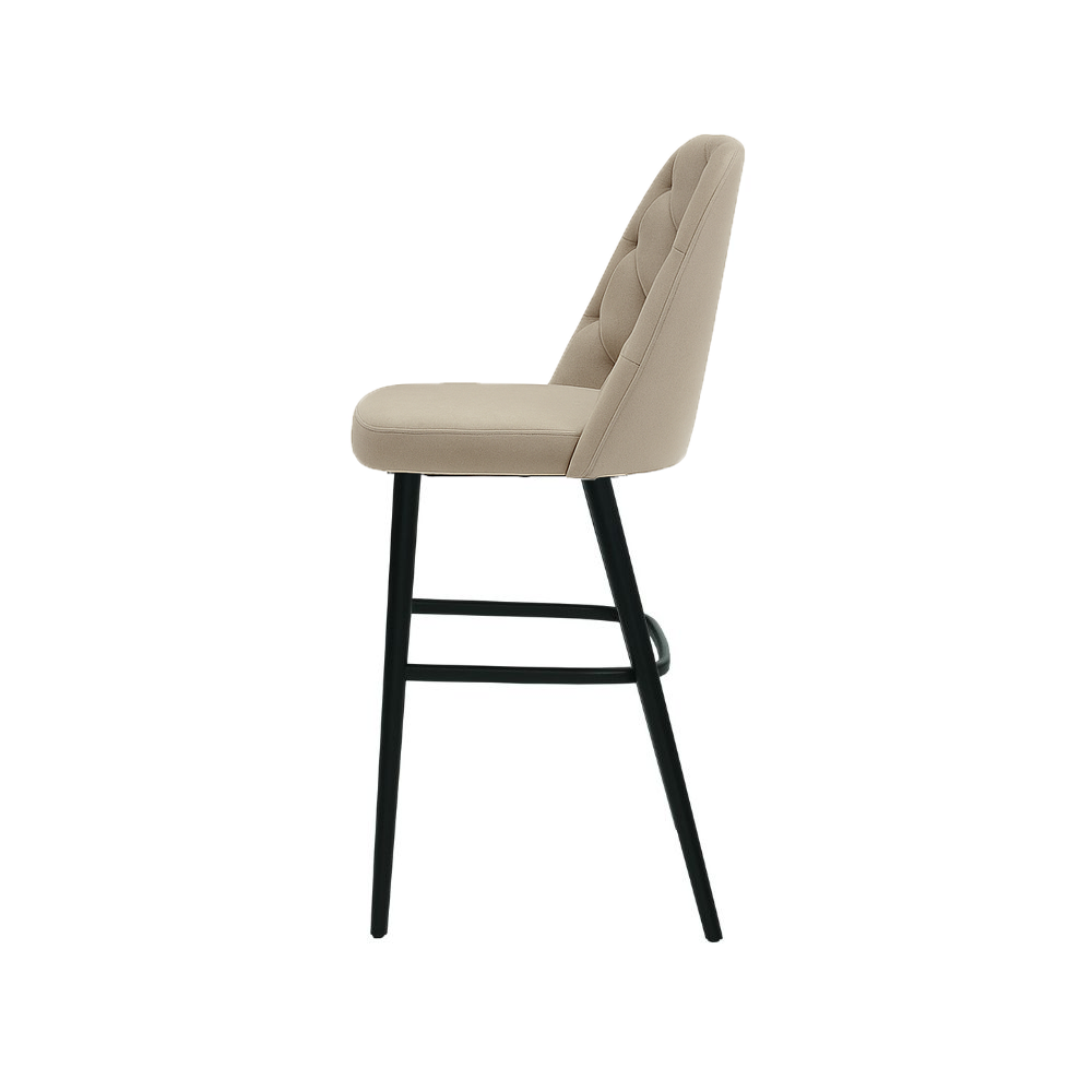 Scaun bar catifea ALBASTRA | model SCOT