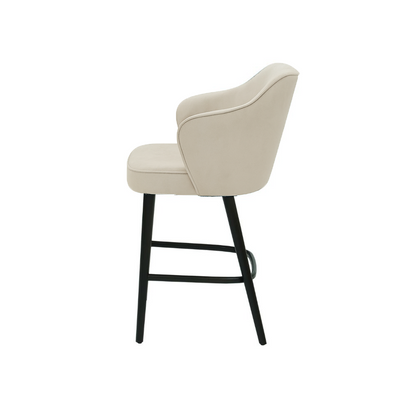 Scaun bar catifea VERDE | model ZEUS