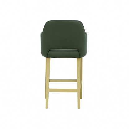 Scaun bar piele VERDE | model APRIL