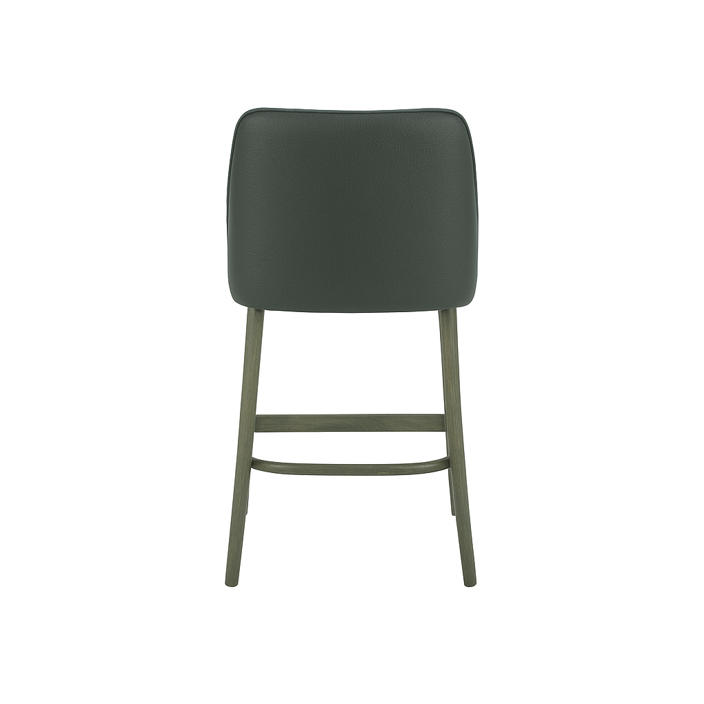 Scaun bar piele GALBENA | model GINA