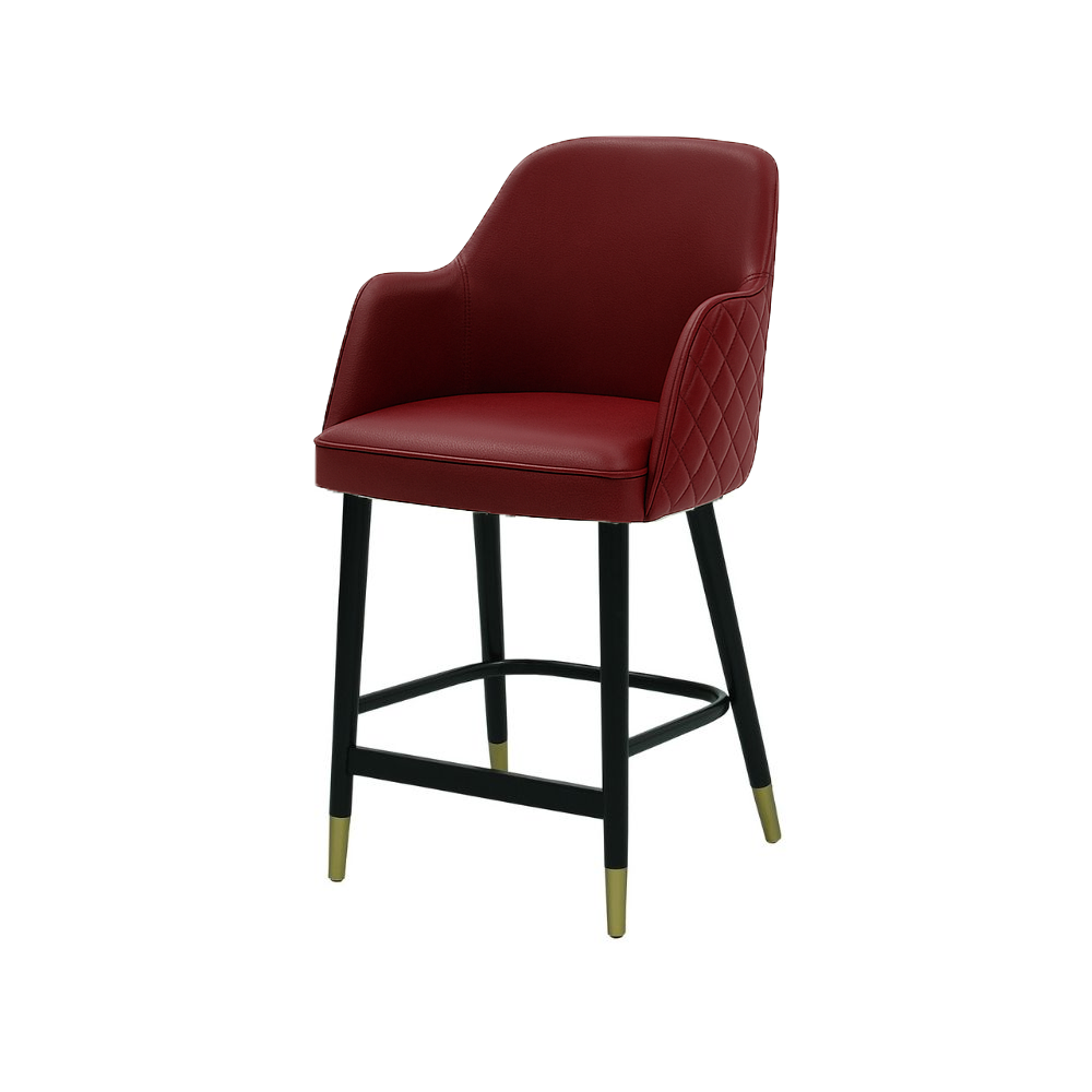 Scaun bar piele BEJ | model PINO X