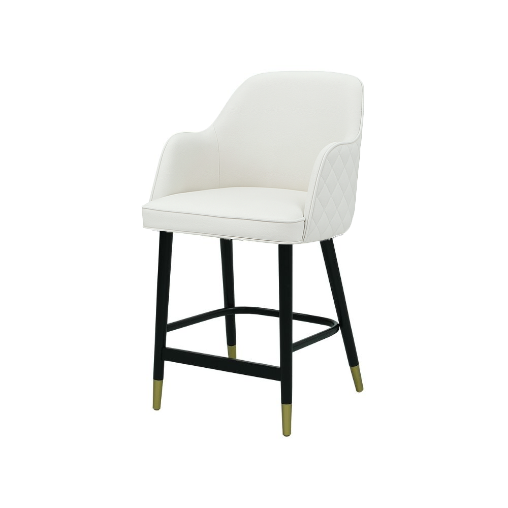 Scaun bar piele GALBENA | model PINO X