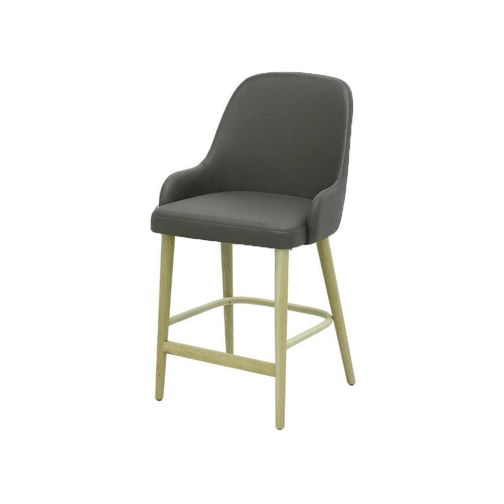 Scaun bar piele ALBA | model ROCCO