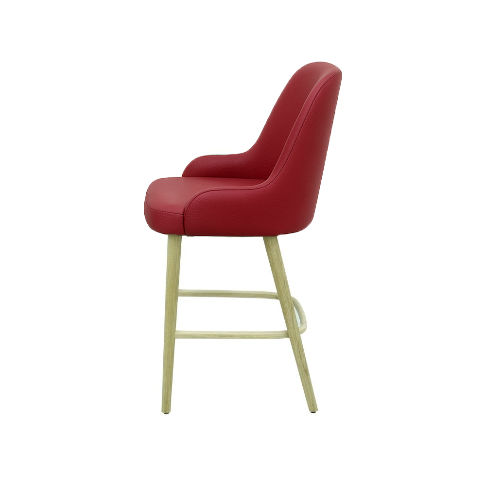 Scaun bar piele ALBASTRA | model ROCCO