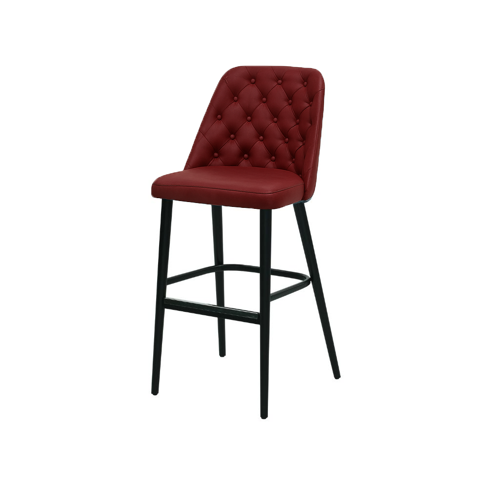 Scaun bar piele BORDO | model SCOT