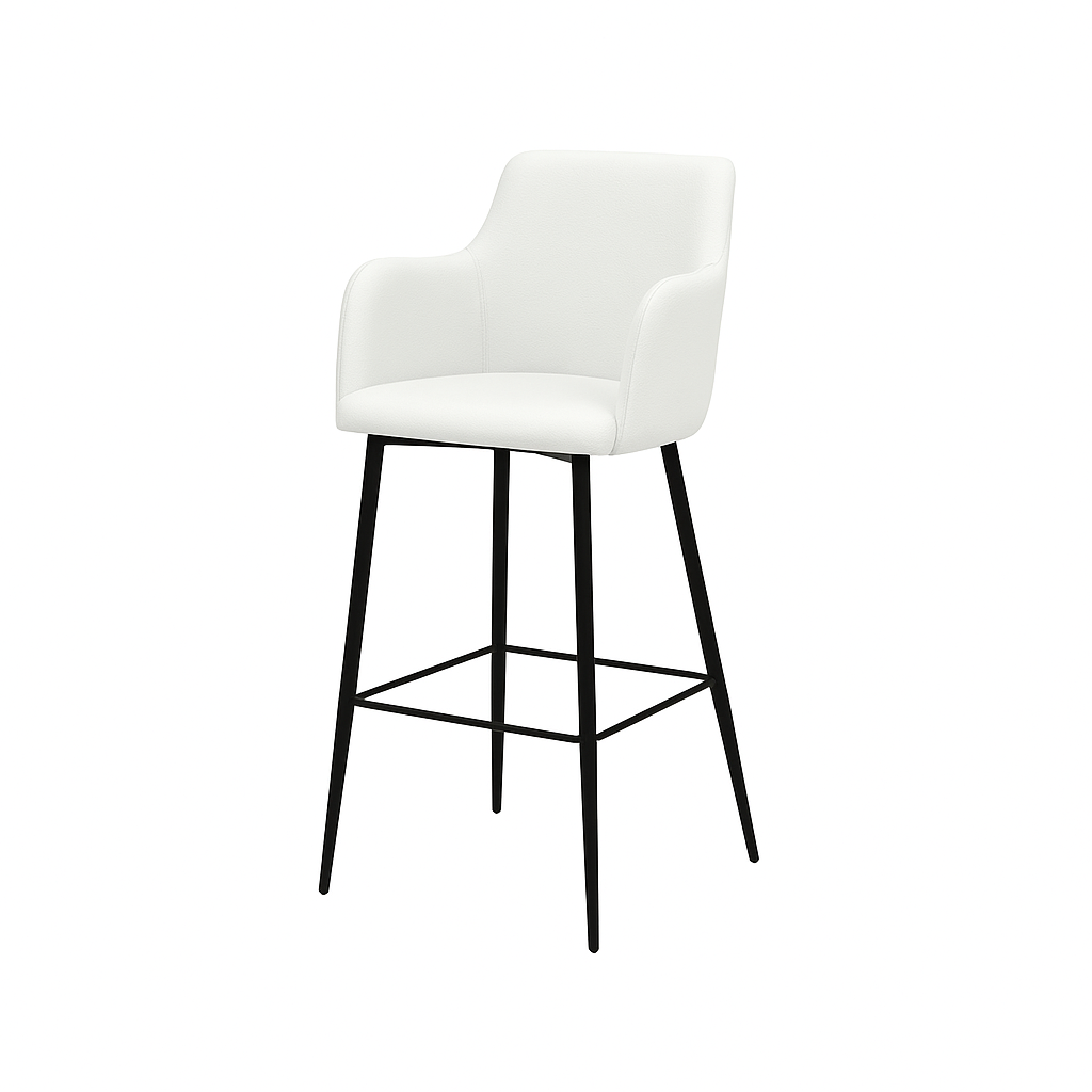 Scaun bar piele BEJ | model SINDY