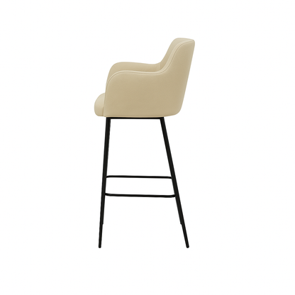 Scaun bar piele GALBENA | model SINDY