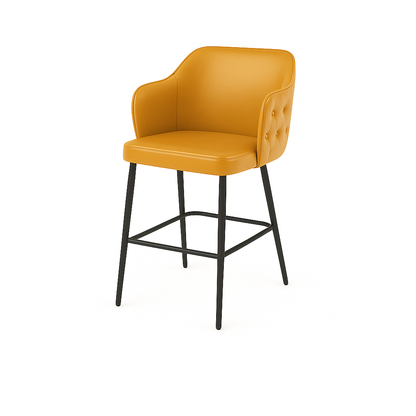 Scaun bar piele BEJ | model TEONA