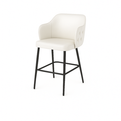 Scaun bar piele BEJ | model TEONA