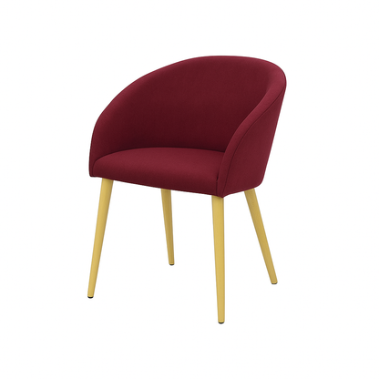 Scaun catifea GALBENA | model IBIS