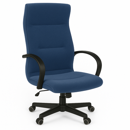 Scaun ergonomic catifea ALBASTRA | model OMEGA P
