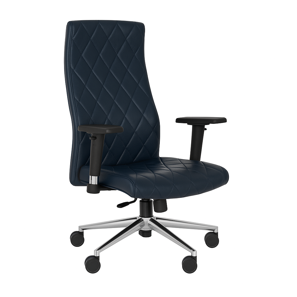 Scaun birou piele ALBASTRA | model MAGIC P