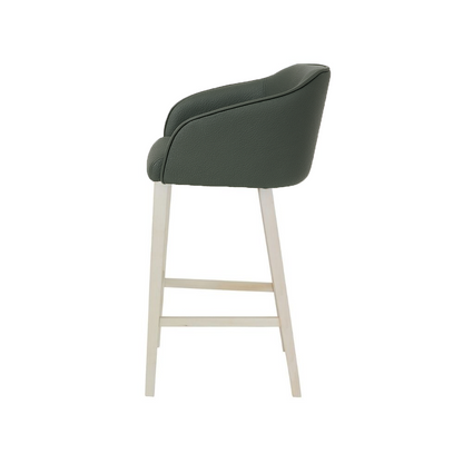 Scaun bar piele ALBA | model CROCO